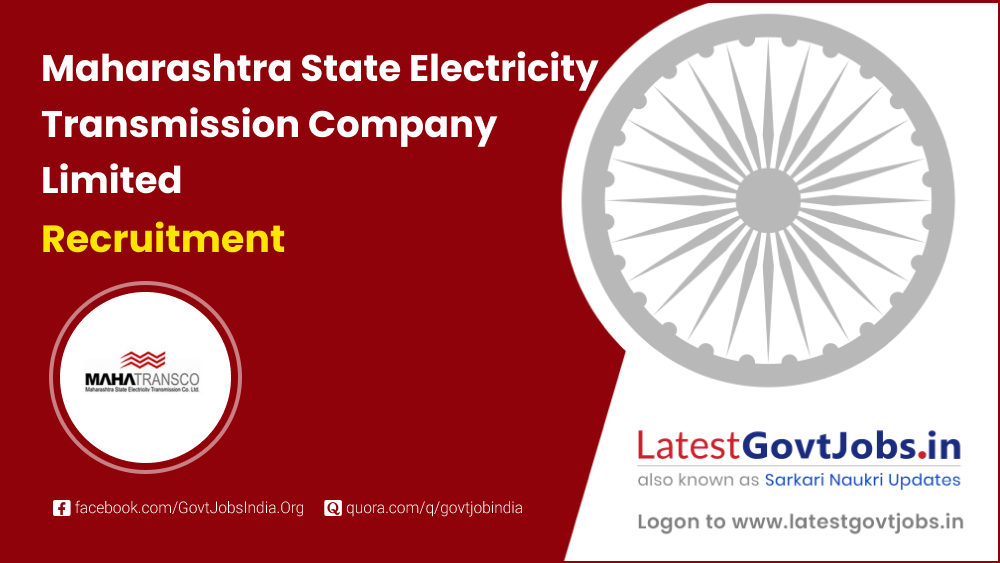 Maharashtra State Electricity Transmission Company Limited Recruitment