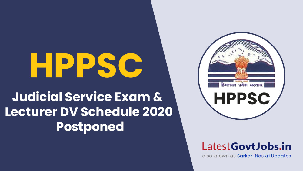 HPPSC Exam Postponed