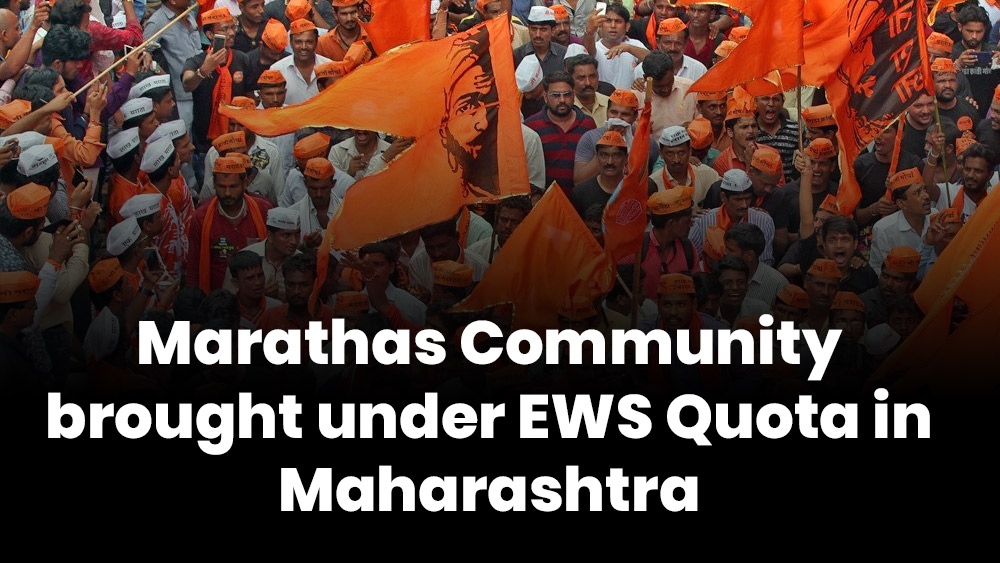 Marathas under EWS Quota